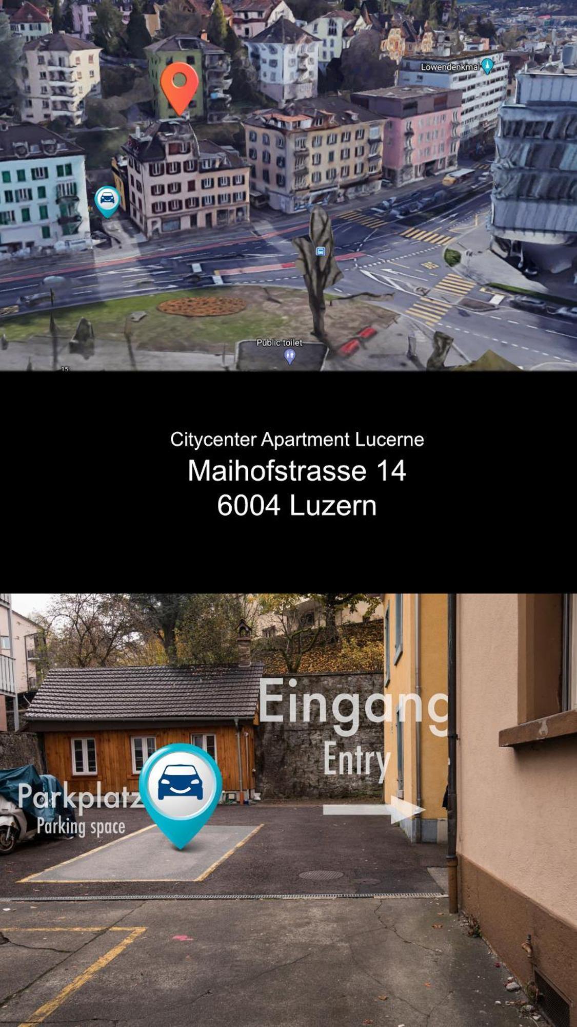 Citycenter Apartment With Parking لوسرن المظهر الخارجي الصورة